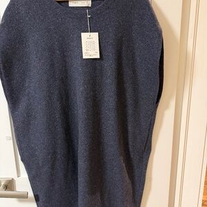 NWT Atelier B Montreal Wool Angora Tunic Dress Size XL Charcoal